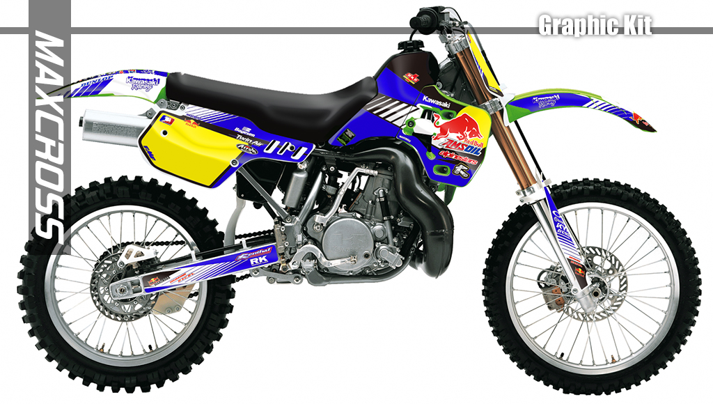 KAWASAKI KX500 1988-2004' REDBULL STYLE